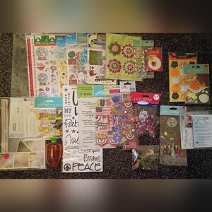 Holiday Scrapbook Lot